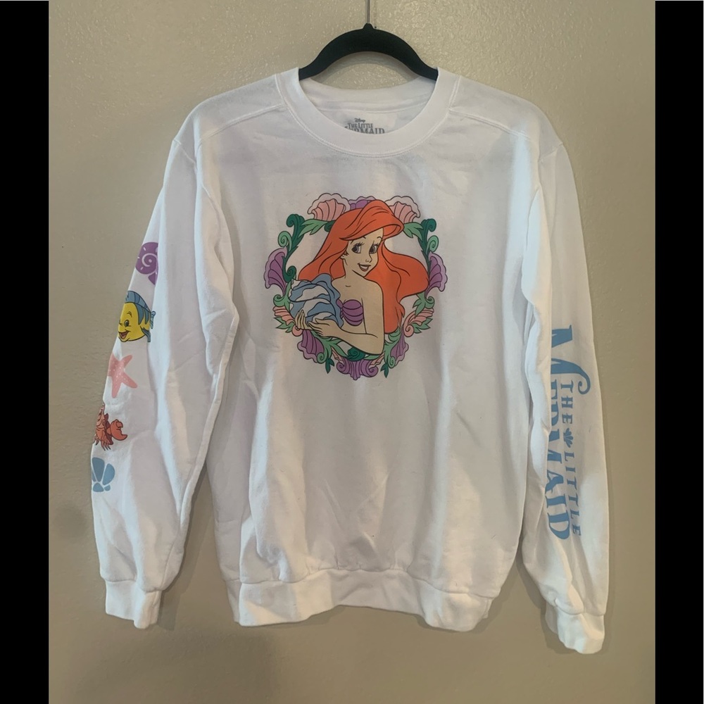 The Little Mermaid, Ariel Crew Neck Sweatshirt